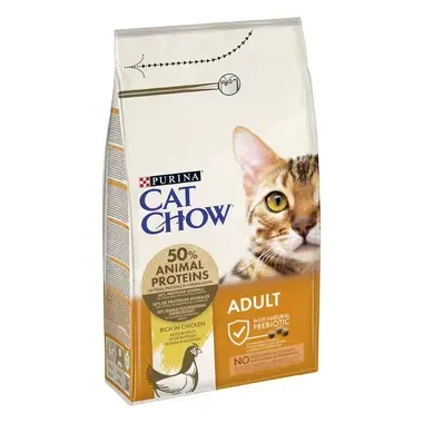 CAT CHOW Adult csirkében gazdag száraz macskaeledel felnőtt macskáknak