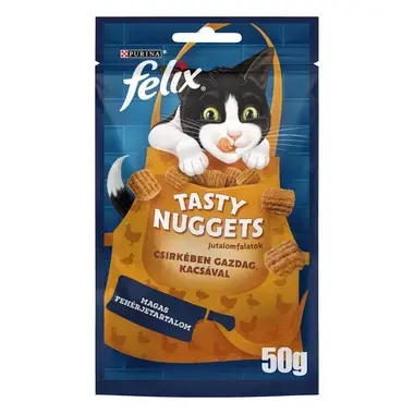 FELIX Tasty Nuggets macska jutalomfalat csirkével és kacsával